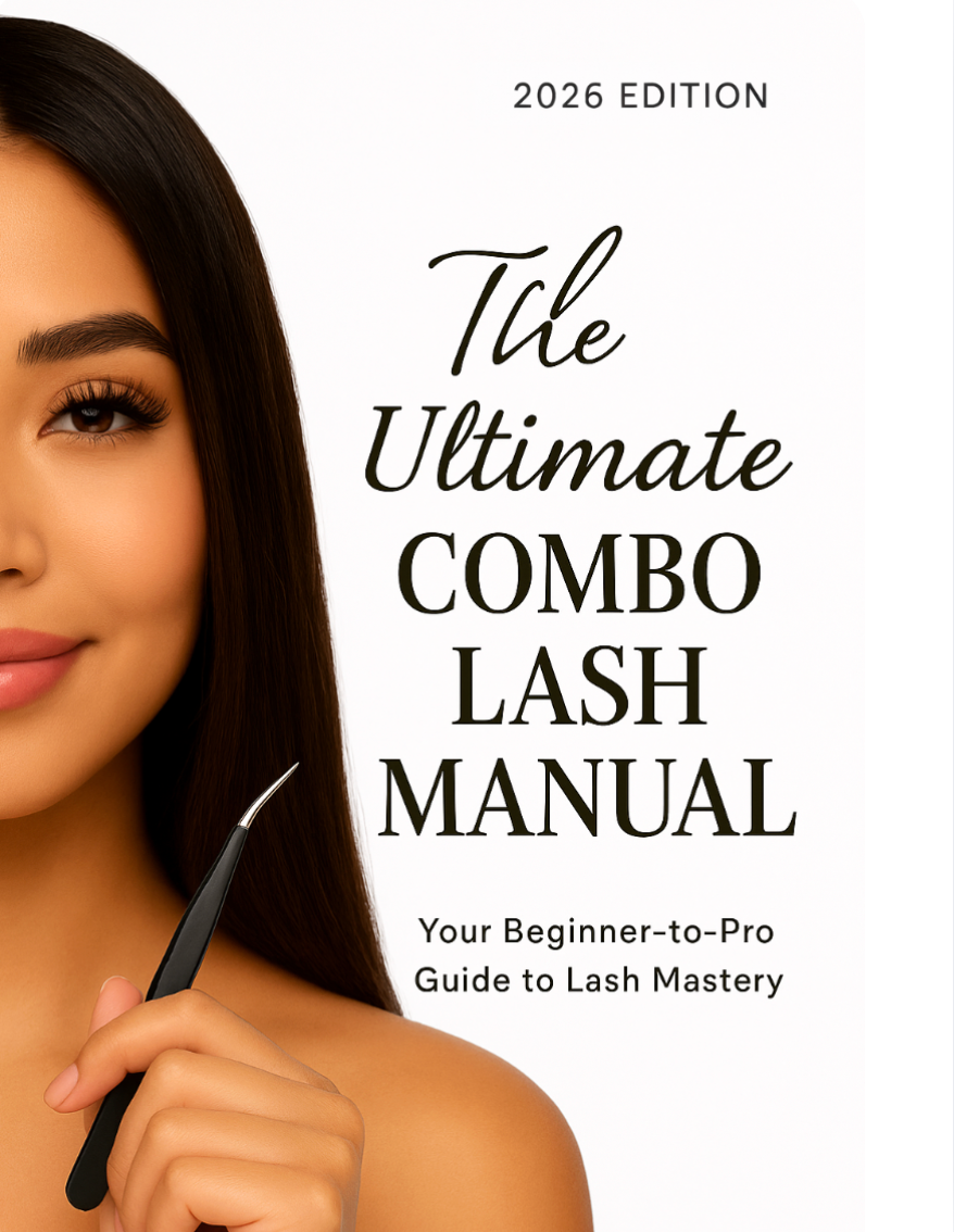 Ultimate Combo Lash Training Manual - Classic, Hybrid, Volume, Mega, Wispy & Wet Sets